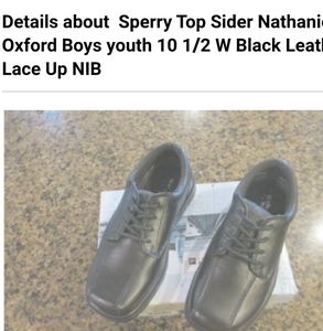 NWT SPERRY TOP SIDER NATHANIEL OXFORD 10.5W BOYS. Great shoe for school.